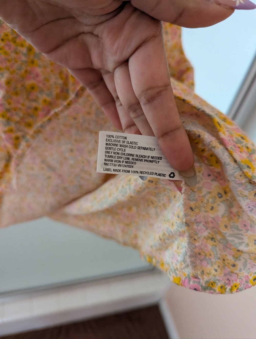 Universal Thread Smocked Woven Puff Sleeve Dress - Picture 3 of 5